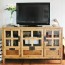 how to build a modern style tv console