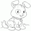 coloring pages of cute baby puppies