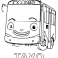 free tayo the little bus coloring pages
