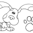 blue puppy coloring pages blue s