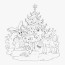 christmas animals coloring pages hd