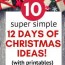 11 creative 12 days of christmas ideas