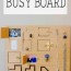 toddler busy board peek a boo edition