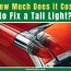 cost to fix a tail light