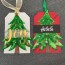 christmas tree gift tags inky stampy