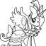 coloring pages of princess celestia