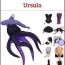 ursula sea witch costume for cosplay