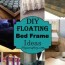 24 easy diy floating bed frame ideas