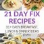 the best 21 day fix recipes quick