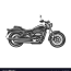 vintage motorcycle royalty free vector