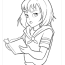 anime girl coloring pages free
