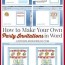 how to make your own party invitations