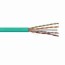 cat6 teal solid plenum data cable 1259