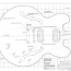 es 335 electric guitar plans scale 1