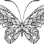 butterfly zentangle art coloring pages