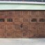faux wood garage door tutorial