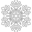 snowflake coloring pages free