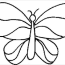 10 butterfly coloring pages free