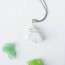 easy diy necklace with sea glass or