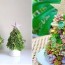 people are making mini christmas trees