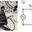 open circuit transformer test setup a
