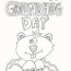 groundhog day coloring pages doodle