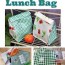 diy lunch bag how to instructions