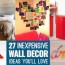 diy wall art ideas for your walls