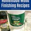 homemade wood finishing recipes