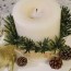 clip christmas candle decorating idea
