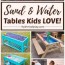 sand and water tables kids love