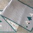 quilted linen christmas table runner