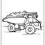printable dump truck coloring pages