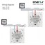 wifi smart 2 gang touch switch works