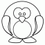 cute baby penguin coloring pages