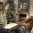 modern christmas decorated living rooms