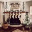 fireplace mantel christmas decoration