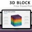 3d block layers for powerpoint