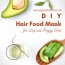 diy hair food mask hair mask for