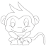 a night monkey coloring pages monkey