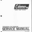 coleman 7600 service manual pdf