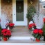 attractive front porch christmas