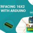 16x2 lcd interfacing with arduino uno