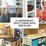 diy craft tables with free plans