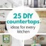 25 amazing diy countertops you can make