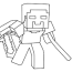 herobrine minecraft coloring pages