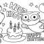 happy birthday coloring pages to