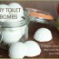 diy toilet cleaner bomb recipe