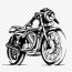 classic motorcycle premium vector png