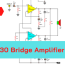tda2030 bridge amplifier circuit